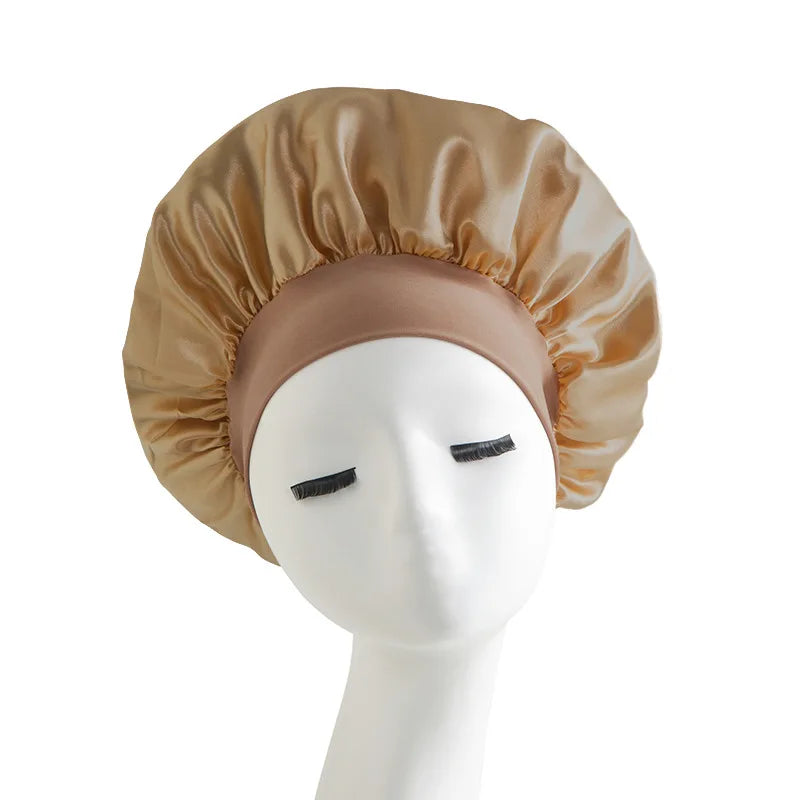 Satin Sleep Cap – Anti-Frizz Hair Protection Night Hat