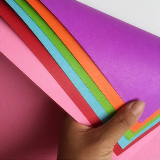 Color Cardboard Thick Diy Sheet Paper 100pcs Handmade Scrapbooking Crafts For Flowers Background Gift Cardboard Decor Peaceful Pleasures Health and Wellness 100pc