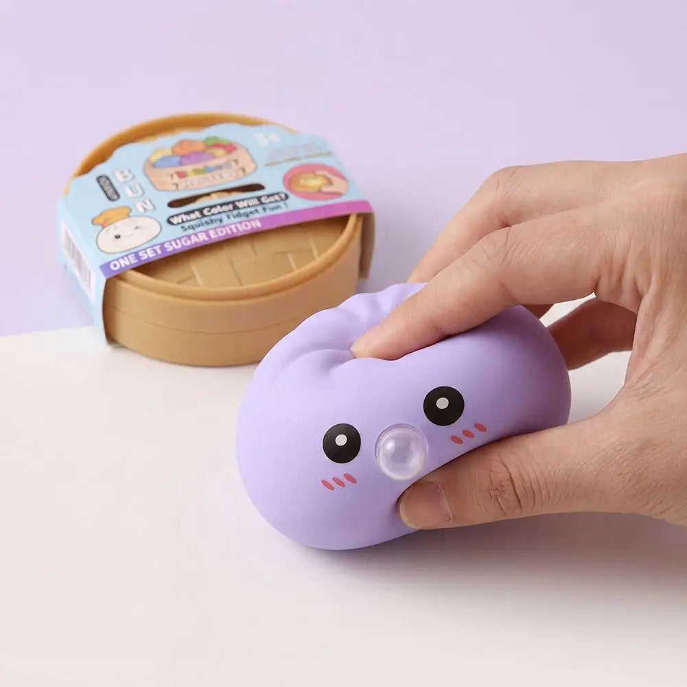 Squishy Dumpling Bubble Fidget Toy | Sensory Squeeze Toy