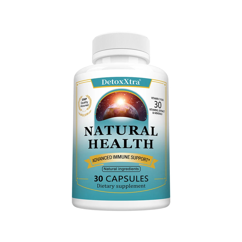 Immune Support Capsules with Elderberry, Garlic, Echinacea, Vitamin C & Zinc, Support Energy, Focus & Overall Body Wellness Peaceful Pleasures Health and Wellness 30 count-1 bottle