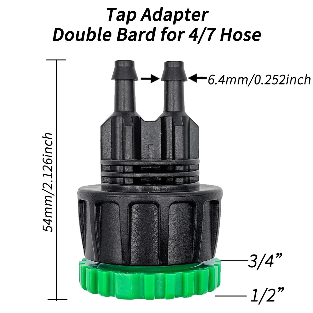 5pcs Plastic Garden Hose Connector Kit,Used To Connect Faucets And Hoses,Faucet Adapter, For Faucets, Essential For Car Wash Peaceful Pleasures Health and Wellness