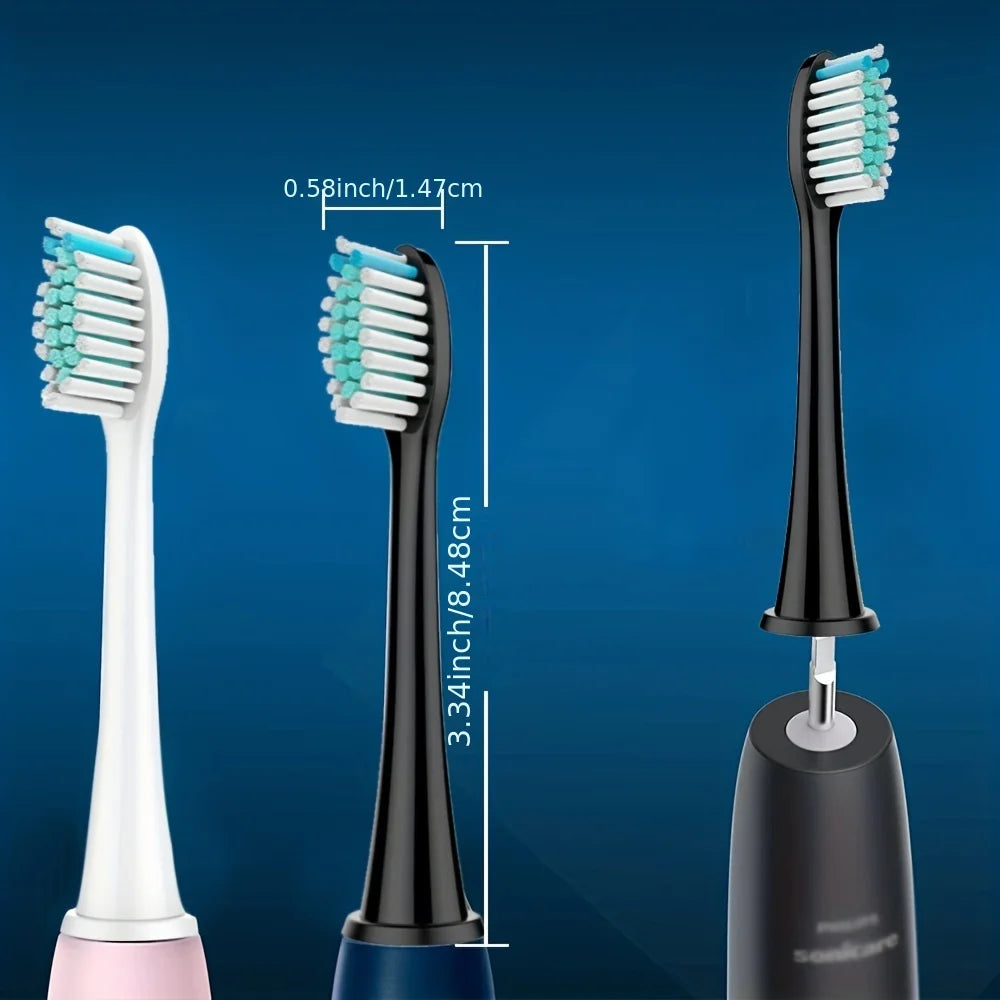 Philips Sonicare Compatible Replacement Toothbrush Heads 4/8-Pack