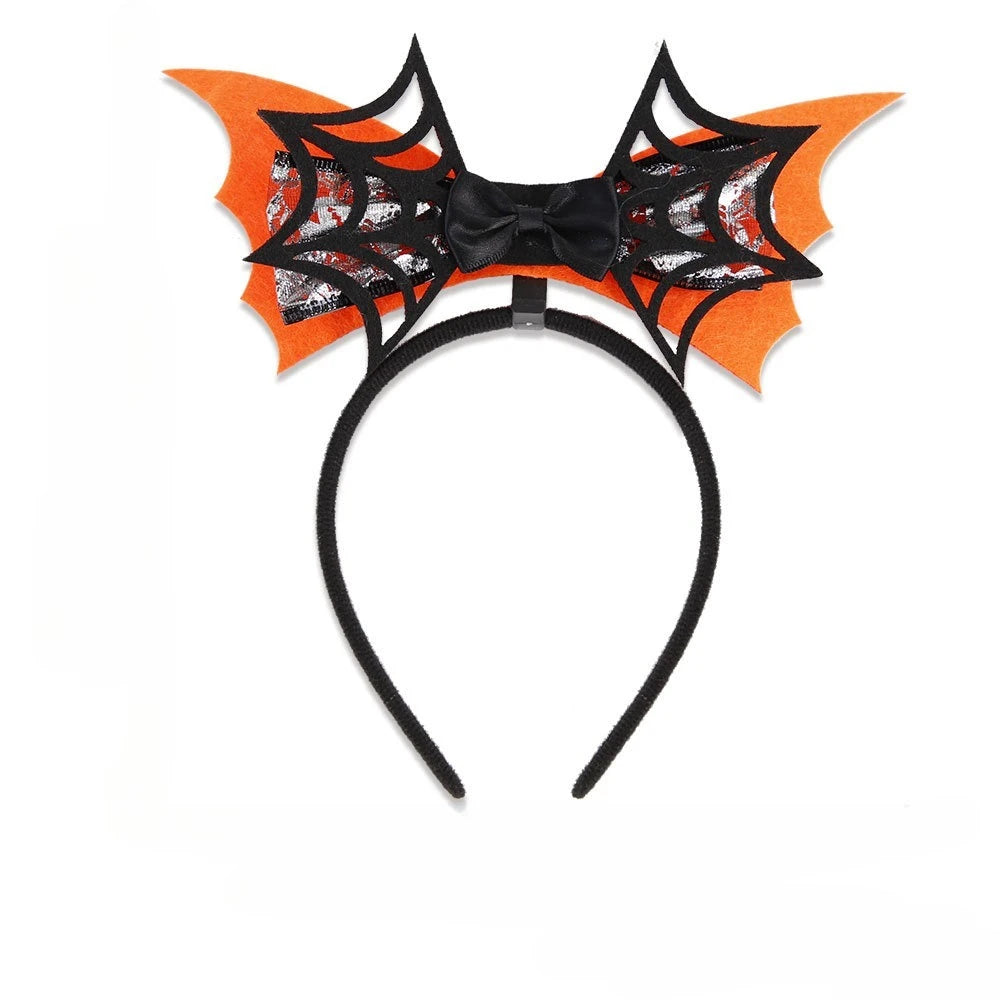 Halloween Witch Hat Headband with 3D Spider | Costume Hair Hoop