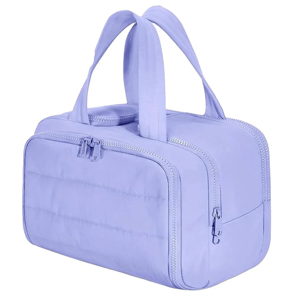 Large Waterproof Toiletry Bag | Travel Cosmetic Organizer Travel Toiletry Bag Peaceful Pleasures Health and Wellness Purple