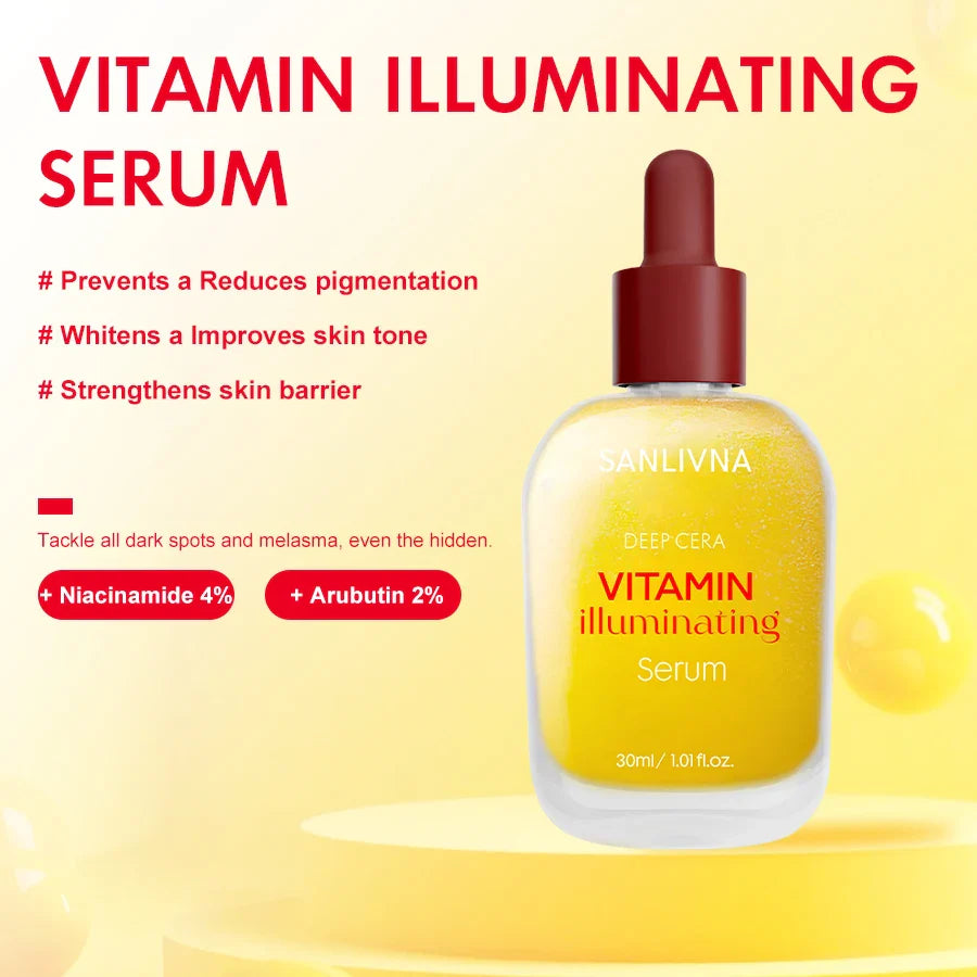 Vitamin C Niacinamide Brightening Face Serum with Bakuchiol
