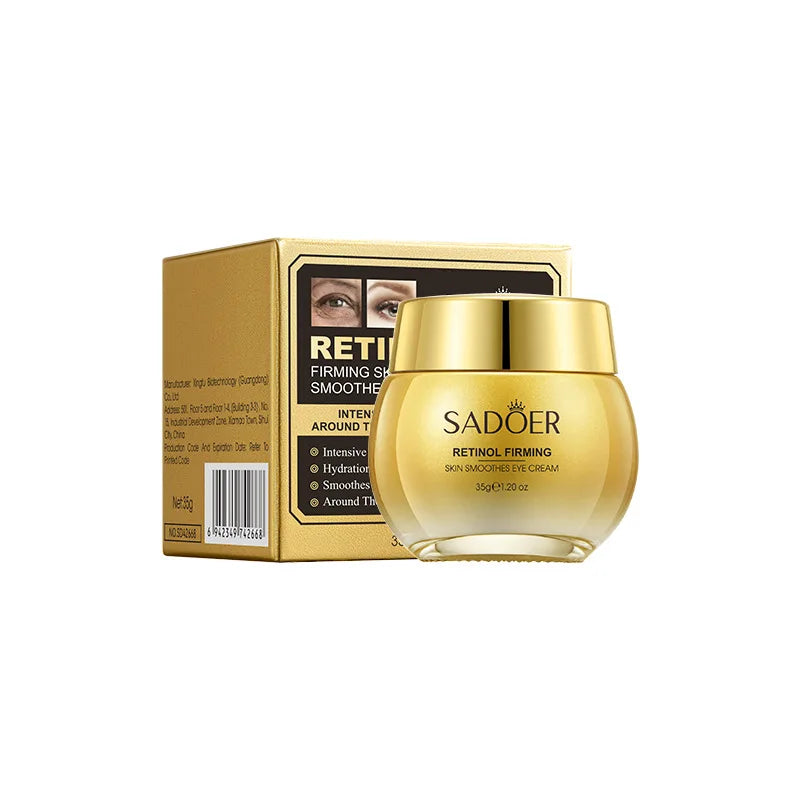 Sadoer Retinol Eye Cream – Firming, Smoothing & Moisturizing