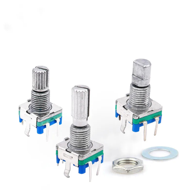 5PCS/Lot Ec11 Rotary Encoder Switch 15/20mm Plum Blossom Handle Half Shaft 20 Bit Pulse Digital Signal Potentiometer Peaceful Pleasures Health and Wellness