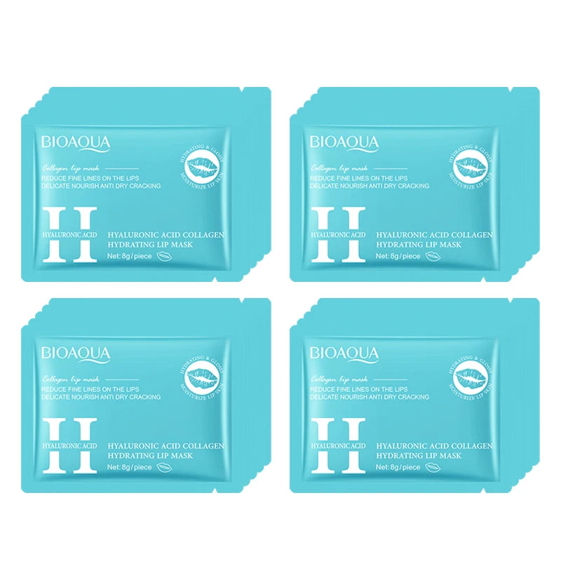 BIOAQUA Collagen Lip Mask 20pcs – Hydrating Lip Plumper