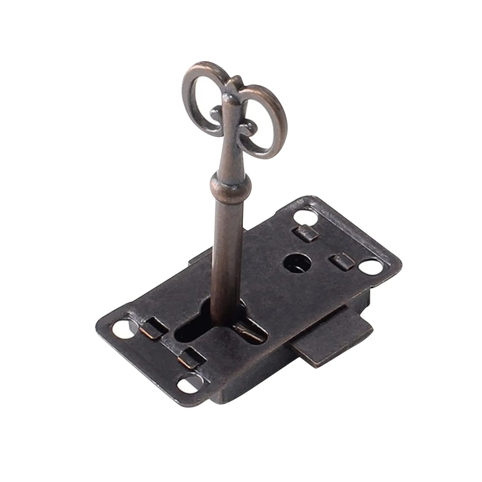 Antique Iron Drawer Locks Decorative Furniture Locks with for Key for Drawers, Wardrobe, Jewelry Wooden Box Cabinet Peaceful Pleasures Health and Wellness
