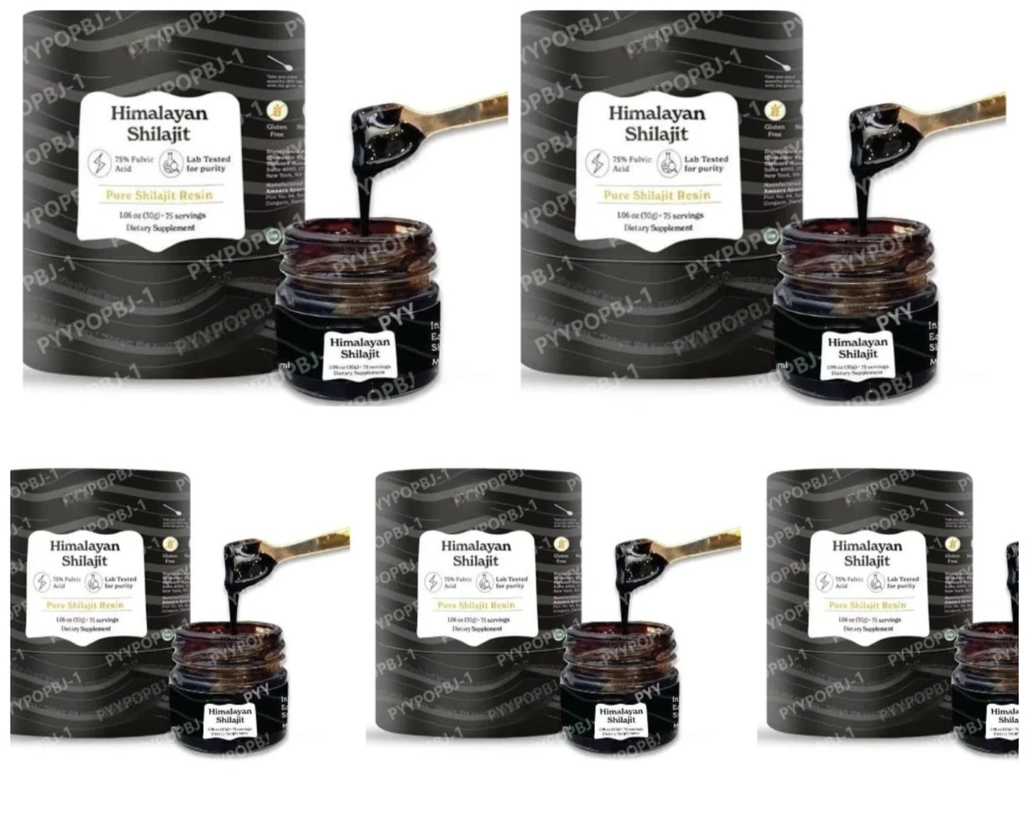 Himalayan Shilajit Resin | Fulvic Acid, 85+ Minerals, 75 Servings