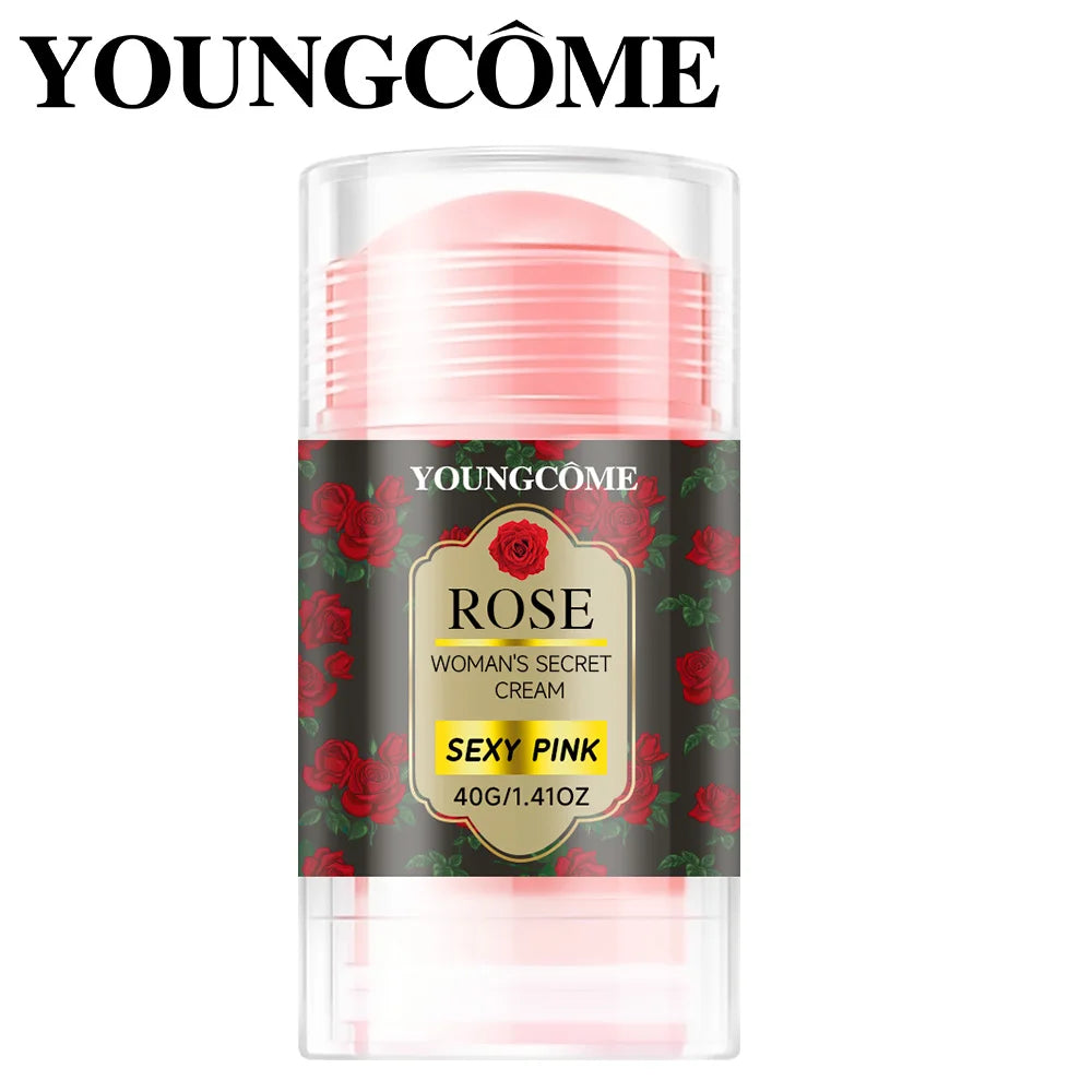 YOUNGCOME Rose Moisturizing Cream Stick – Dry Face & Body Care Moisturizing Cream Stick Peaceful Pleasures Health and Wellness