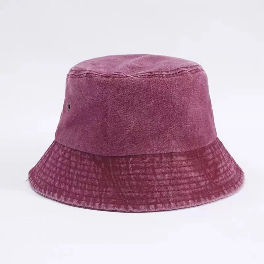 Unisex Cotton Bucket Hat | Sun Protection Fisherman Cap