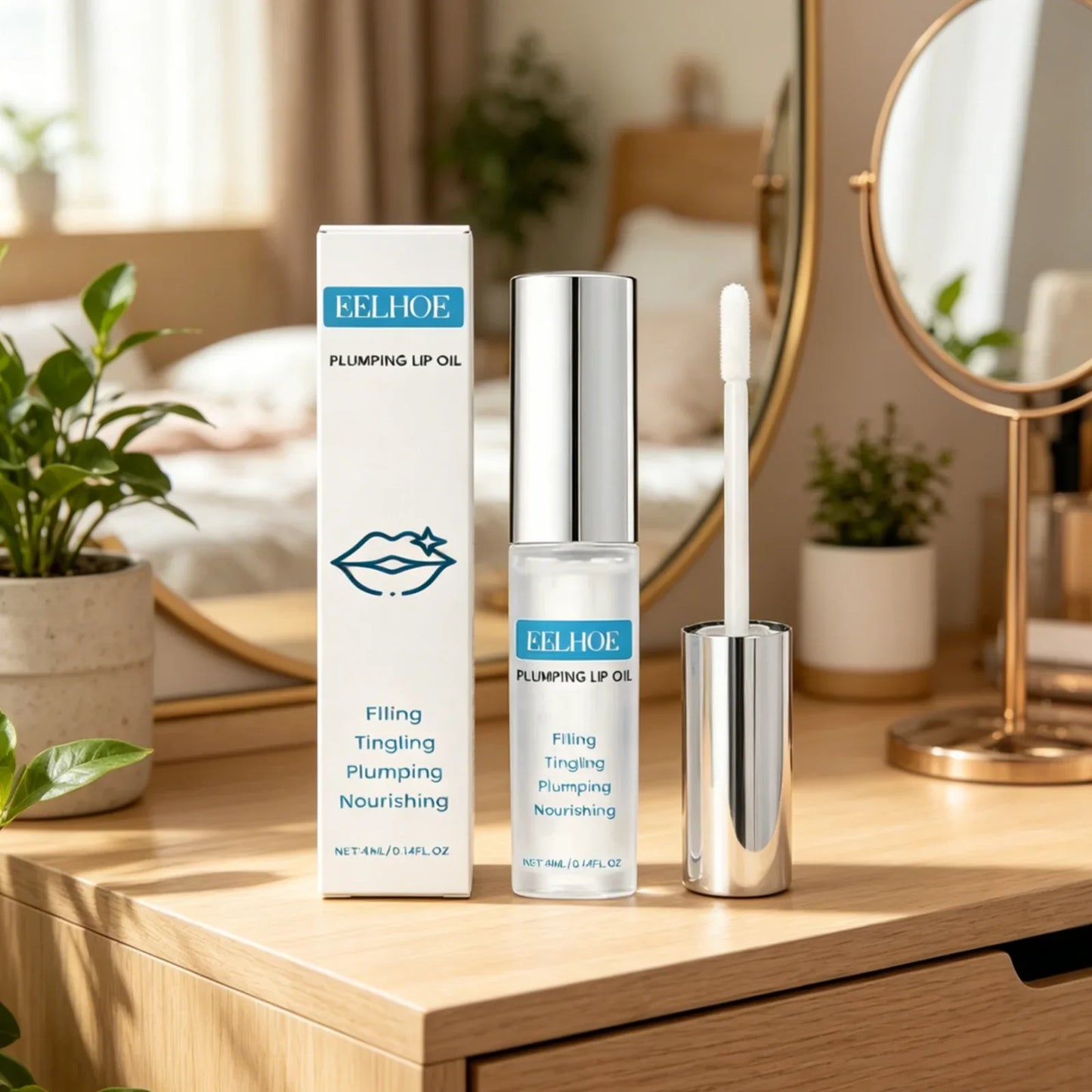 EELHOE Plumping Lip Oil – Moisturizing, Nourishing & Anti-Chap