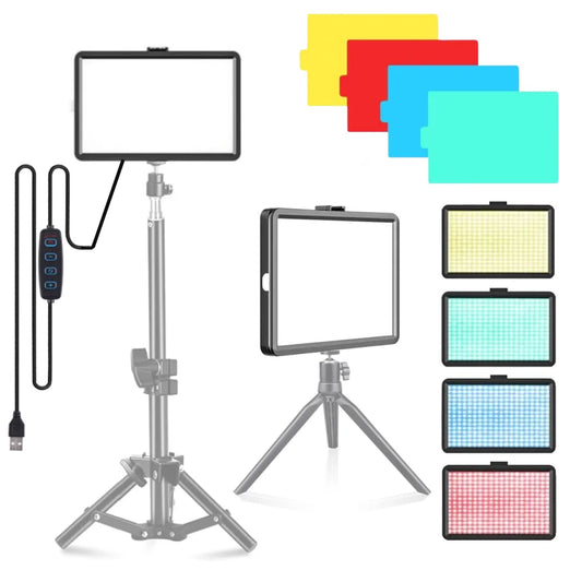 8" RGB LED Video Light Panel 3000–6000K | Live Streaming LED Video Light Panel Oasis Select