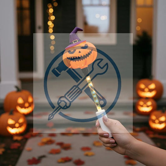 Halloween LED Glow Wands – Flashing Cartoon Kids Party Favors Halloween Glow Wand Peaceful Pleasures Health and Wellness