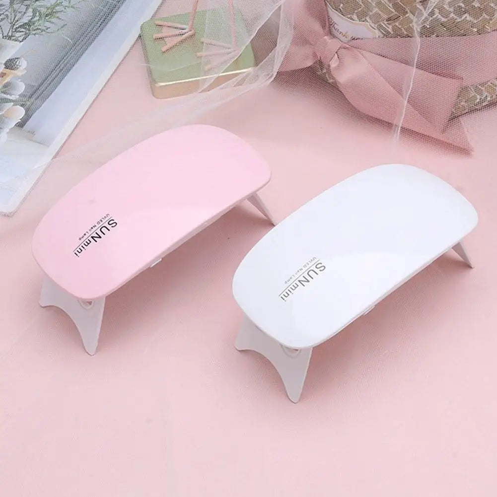 Mini UV/LED Nail Lamp – 6W USB Portable Gel Polish Curing Light Peaceful Pleasures Health and Wellness
