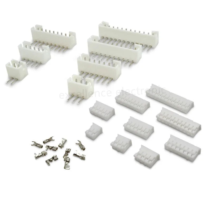 20 sets 2-12pin 2.0mm Pitch PH 2.0 Terminal/Housing/Right Angle Pin Header Connector Wire Connectors Adaptor Kit PH2.0 Peaceful Pleasures Health and Wellness 5 Pin