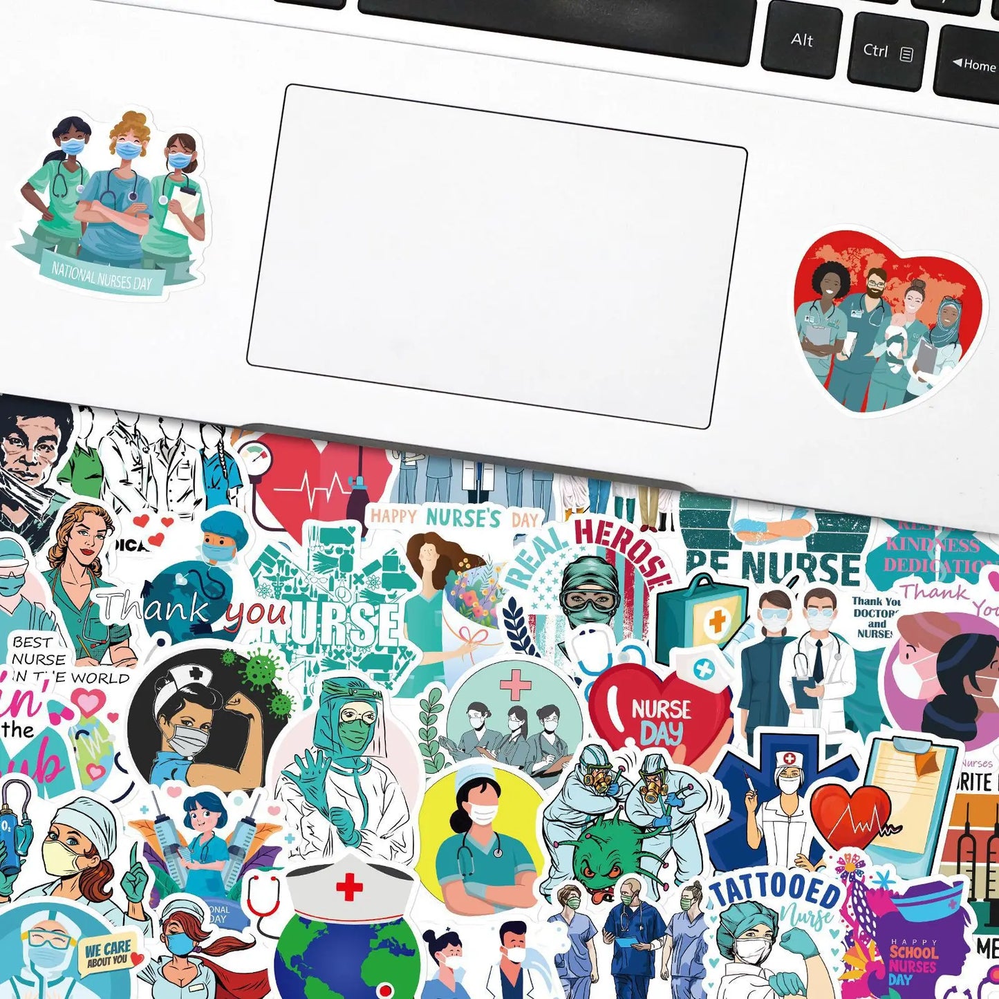 Nurse Stickers Waterproof Decals Nurses Week Medical Themed DIY