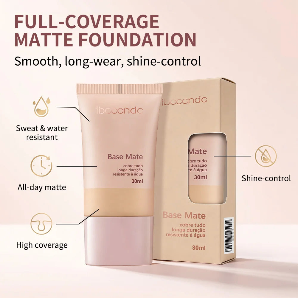 Matte Foundation Natural Coverage Smooth Skin-Friendly Deep Skin-Nourishing Long-Lasting & Waterproof Gentle Cares Foundation Peaceful Pleasures Health and Wellness