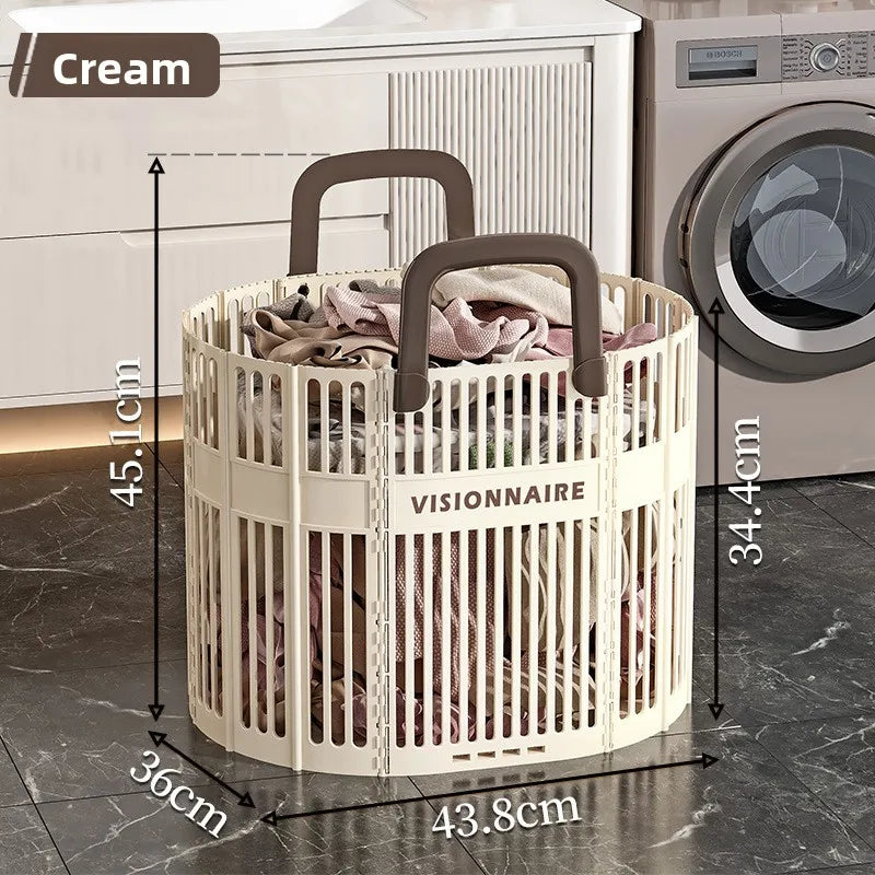 Extra Large Foldable Laundry Hamper | Collapsible Clothes Basket
