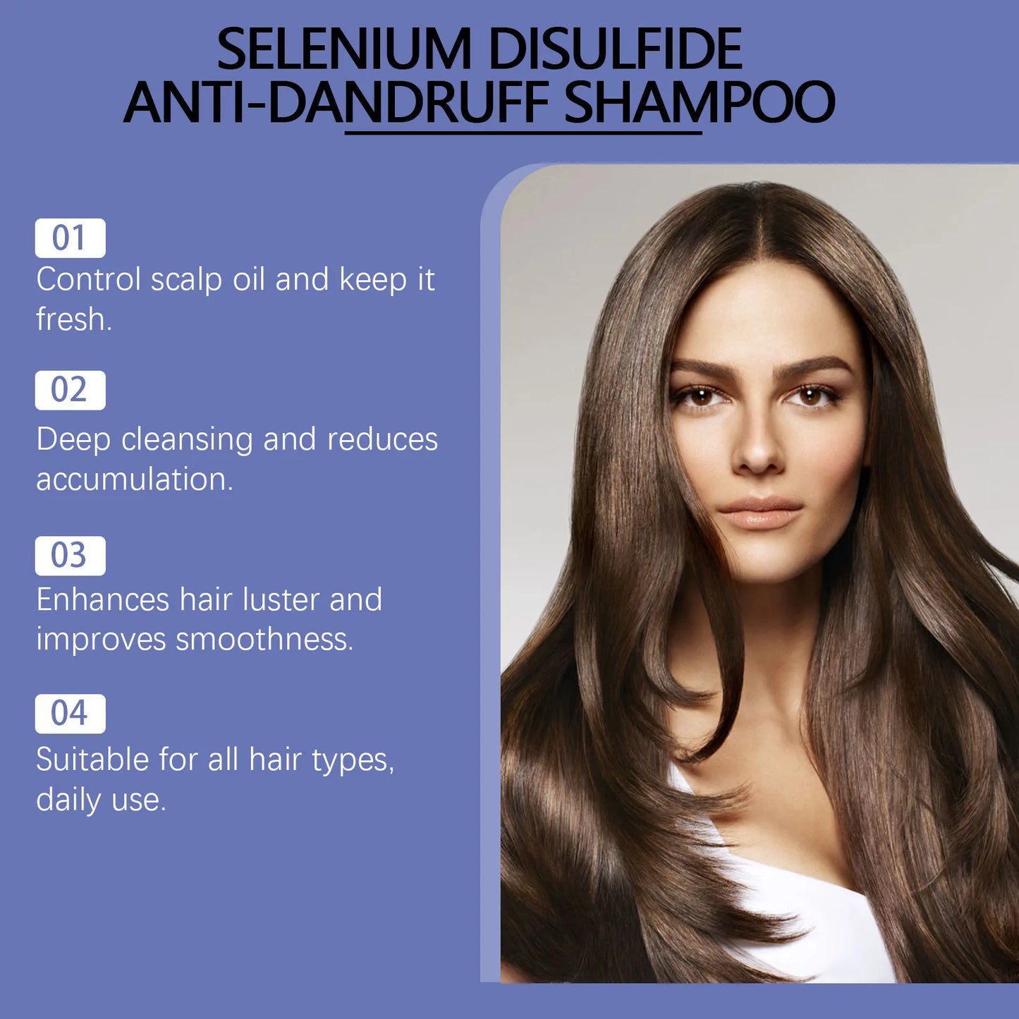 HOEGOA Selenium Sulfide Shampoo | Dandruff & Oil Control