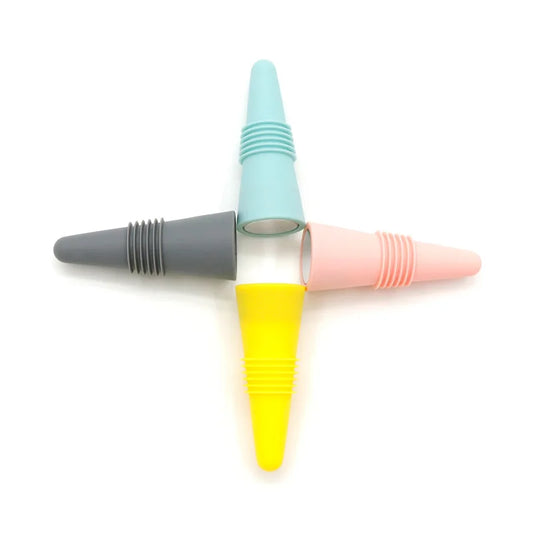 1PC Wine Stoppers Beverage Bottle Sealer Soft Silicone Wine Bottle Stoppers Corks with Grip Top for Keeping Wine Champagne Fresh Peaceful Pleasures Health and Wellness