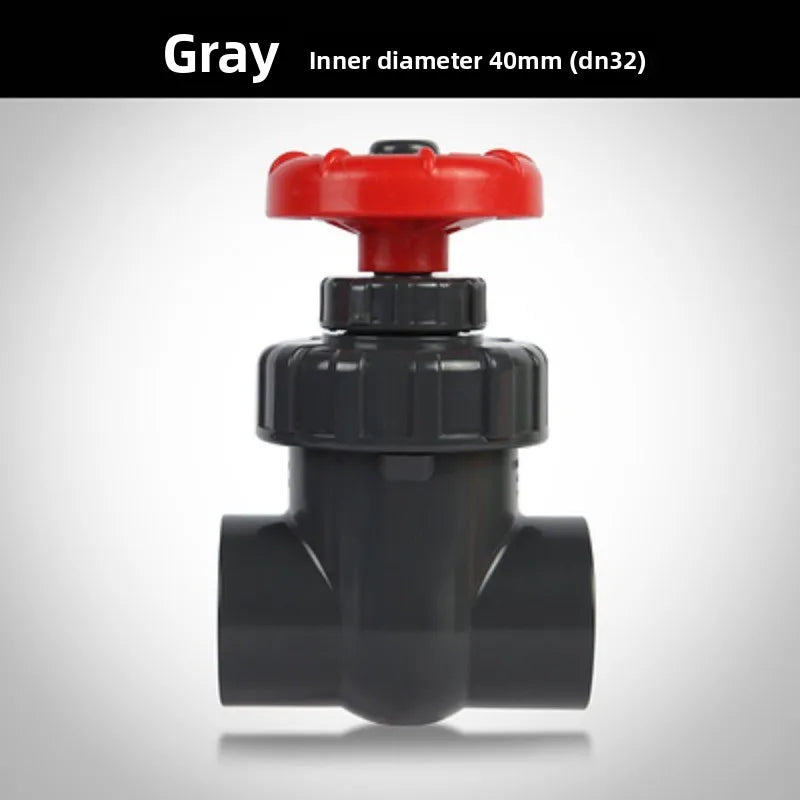 UPVC Gate Valve 20–63mm | Garden Irrigation & Aquarium