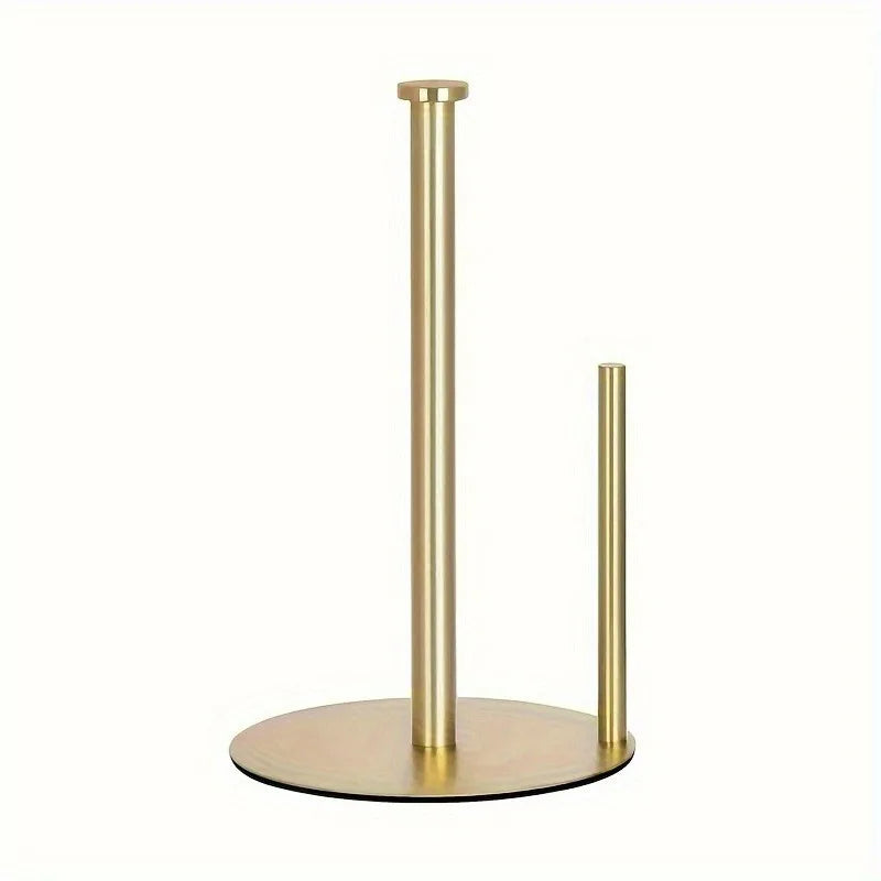 Stainless Steel Paper Towel Holder | Weighted Base Countertop