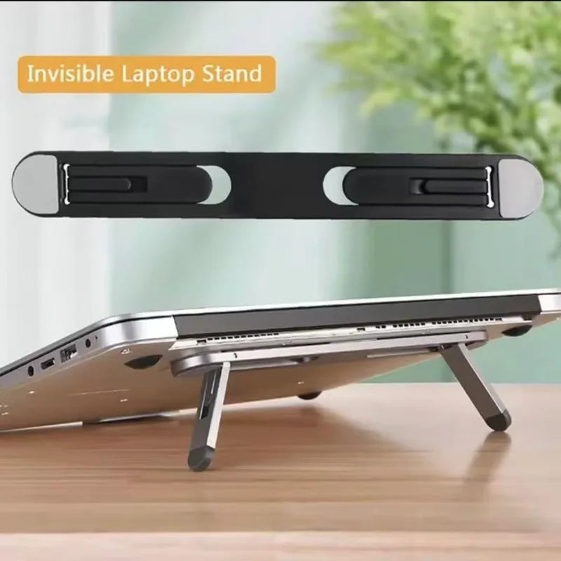Portable Foldable Laptop Cooling Stand | Height Adjustable Laptop Stand Peaceful Pleasures Health and Wellness