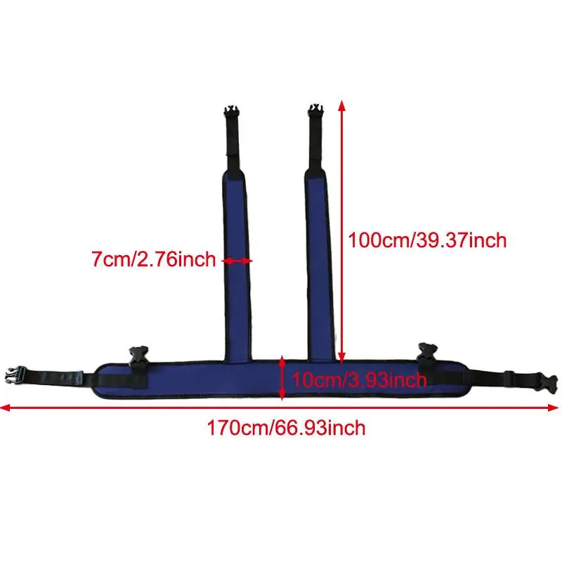 Wheelchair Waist Strap Belt Breathable Elderly Wheelchair Anti-Fall Azimuth Support Fixing Straps Nursing Band For Elderly Peaceful Pleasures Health and Wellness