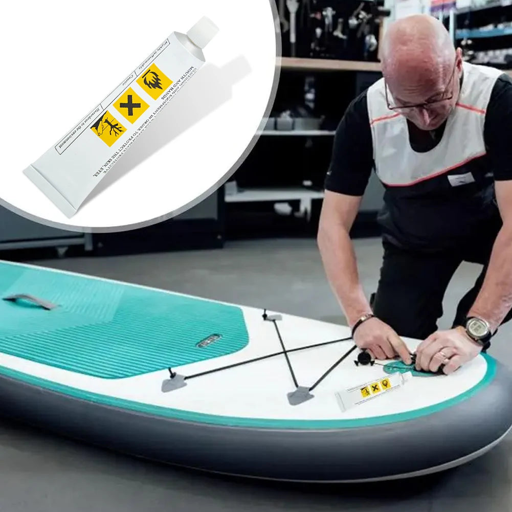 30ml PVC Inflatable Glue Tape Repair Patch Glue Kit Waterproof Adhesive For Swimming Air Bed Repairing Kayak Boat Inflatable Toy Peaceful Pleasures Health and Wellness