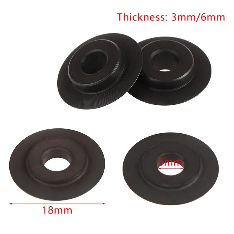 5-Pack Alloy Steel Pipe Cutter Blades – Copper & Stainless Steel