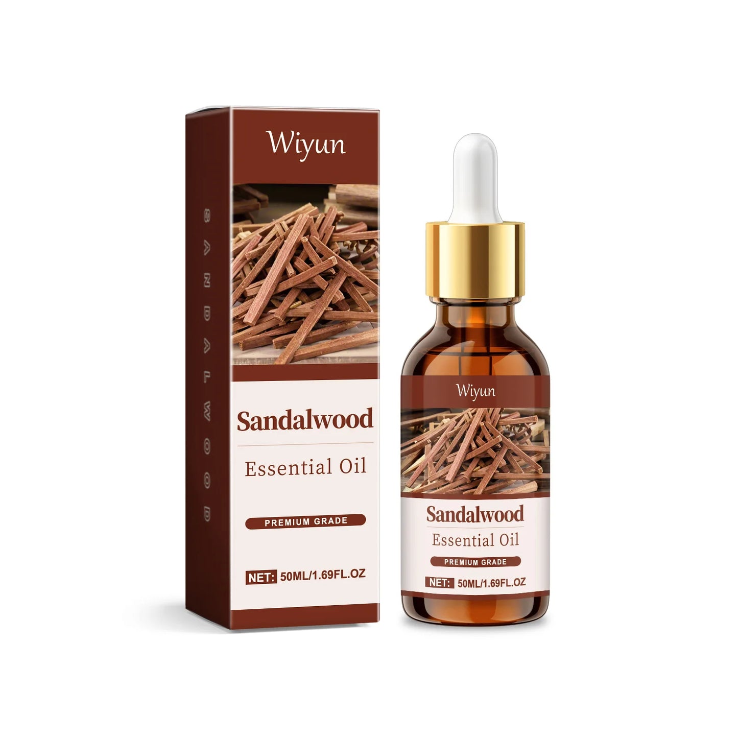 WIYUN Sandalwood Essential Oil – Hair & Body Moisturizer 50ml