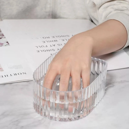 Nail Art Hand Wash Remover Soak Bowl Acrylic Nail Supplies DIY Salon Nail Spa Bath Treatment Manicure Tools Peaceful Pleasures Health and Wellness