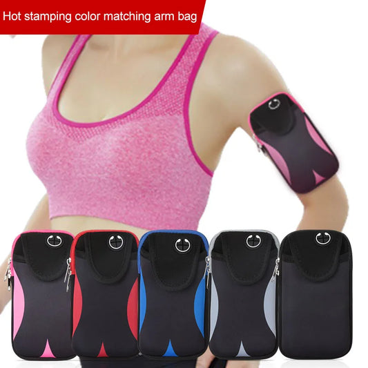 Mobile Phone Armband For Jogging iPhone 14 Pro Case iPhone15 Case For 13 iphone Hand Bag Wrist Holder Diving Material Sports bag Peaceful Pleasures Health and Wellness