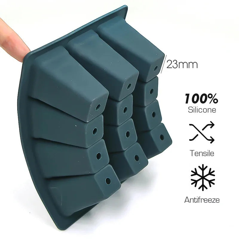 9-Cell Silicone Seed Germination Tray with Drainage Holes