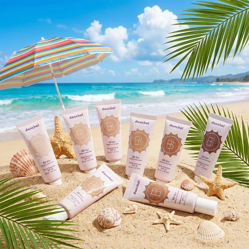SPF30 BB Blur Tinted Moisturizer Medium Coverage Even Skin Tone Lightweight Sun Protection Face Makeup Peaceful Pleasures Health and Wellness