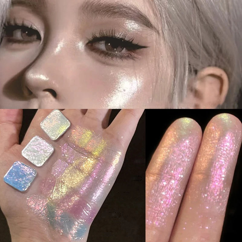 Diamond Monochrome Highlighter Eyeshadow | Shimmer Metallic