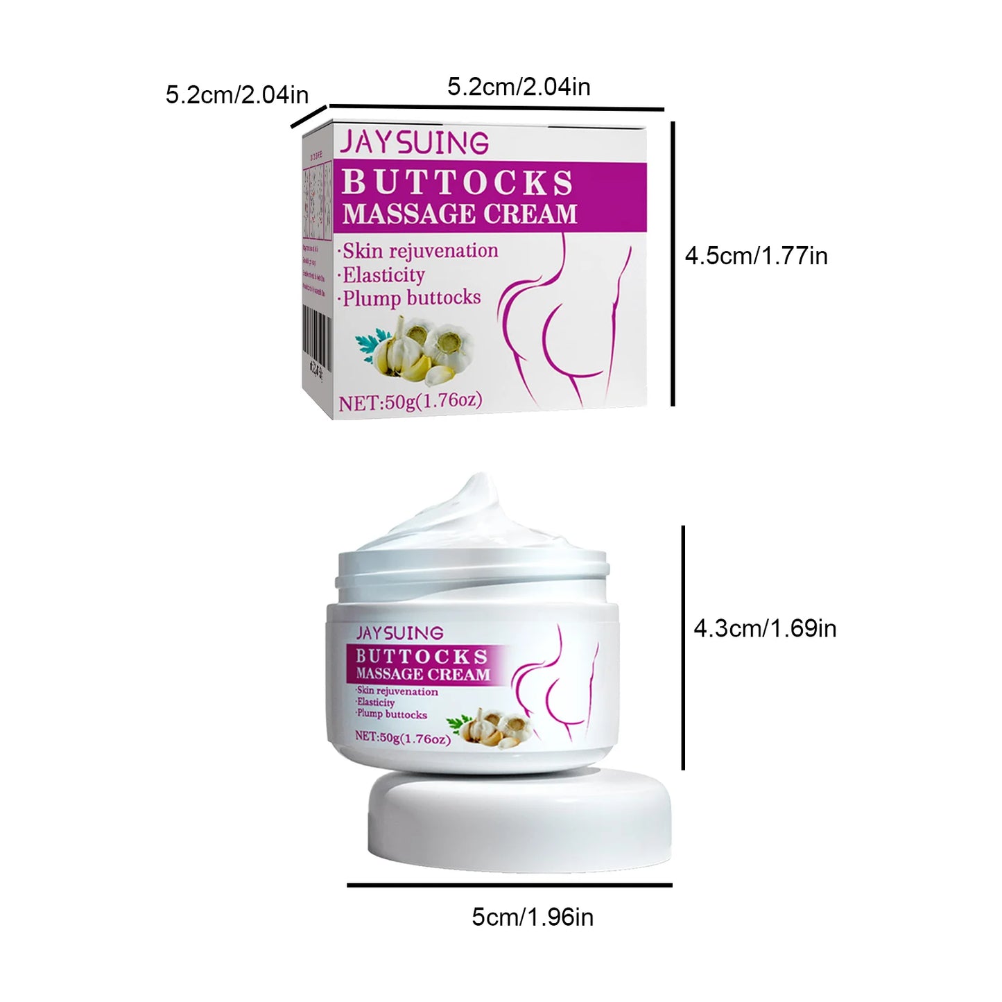 Butt Firming & Lifting Cream – Plump, Shape & Tighten