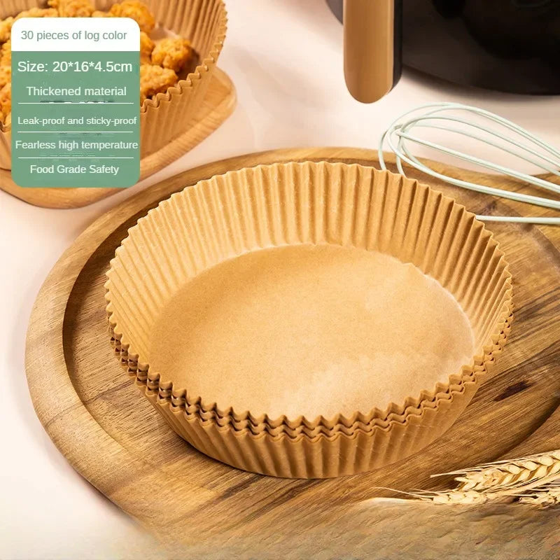 Air Fryer Parchment Paper Liners | Non-Stick, Oil-Proof 50/100 Pcs