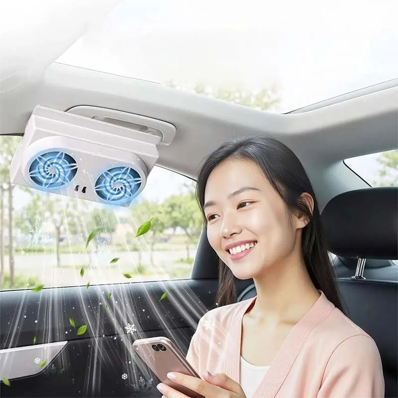 Exhaust Powerful Ventilation Window Radiator Radiator Fans Usb Cooling Car Fans With Solar Panel Rechargeable Solar Fan Peaceful Pleasures Health and Wellness