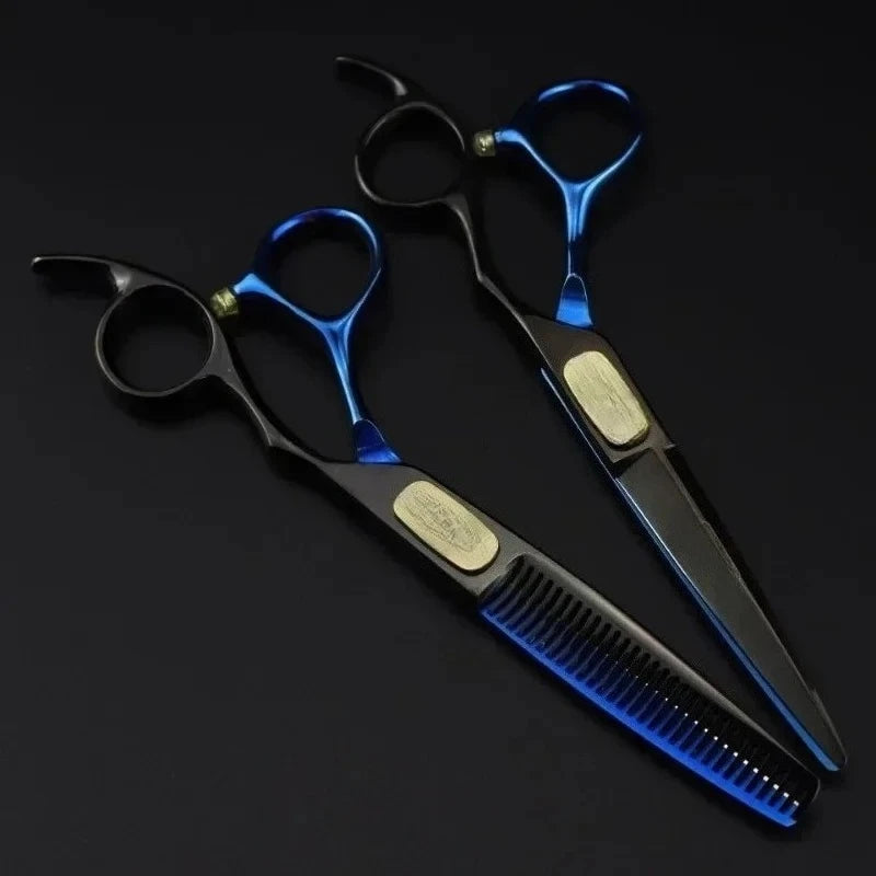 professional Japan 440c steel 6 inch Bull head hair cutting scissors haircut thinning barber cut shears hairdressing scissors Peaceful Pleasures Health and Wellness