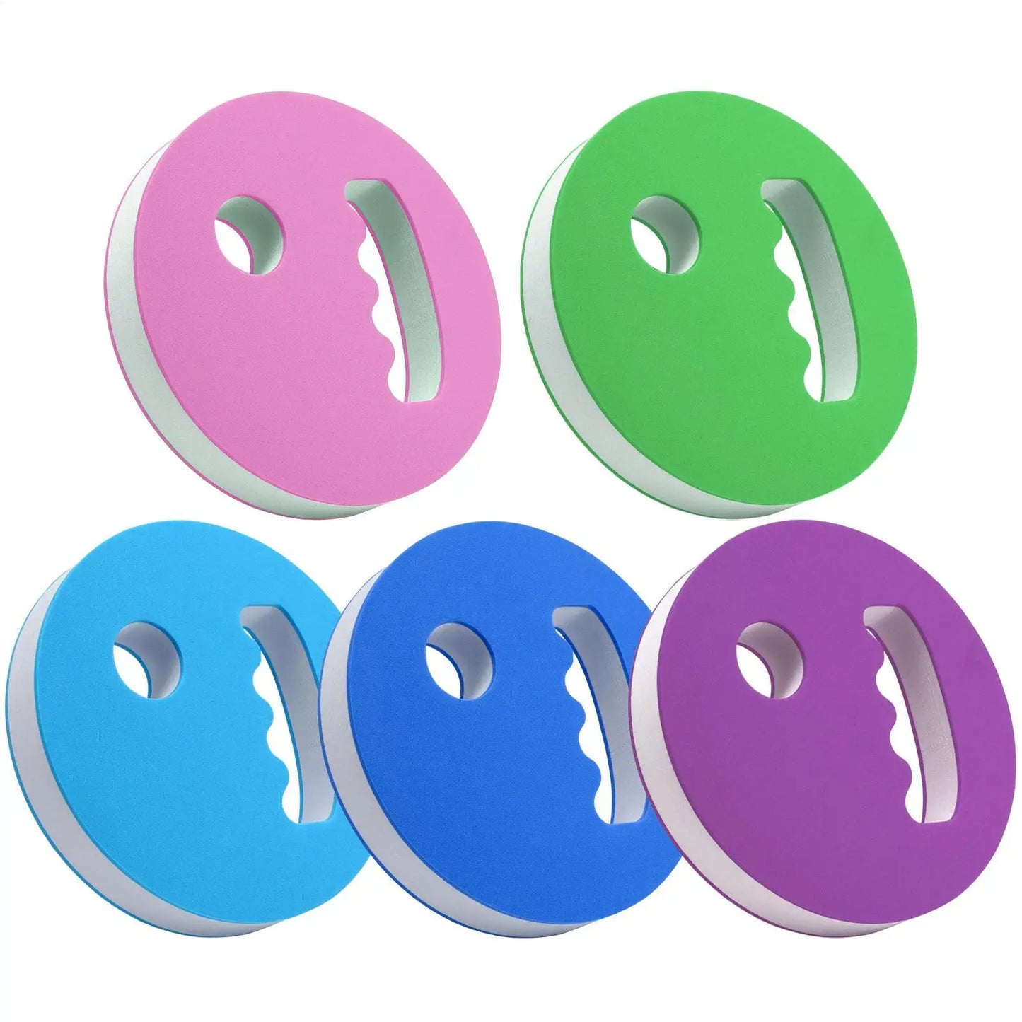 2-Pack EVA Foam Water Exercise Discs | Aqua Fitness Hand Paddles