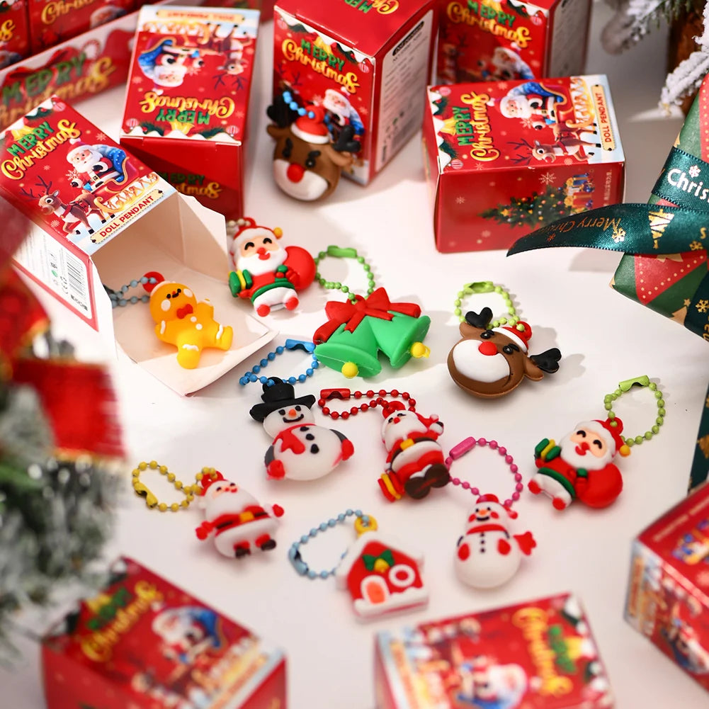 For Christmas Ornaments Advents Calendar 24pcs Xmas Tree Small Present Boxes Hanging Decorations Ornaments Christmas Gifts Peaceful Pleasures Health and Wellness