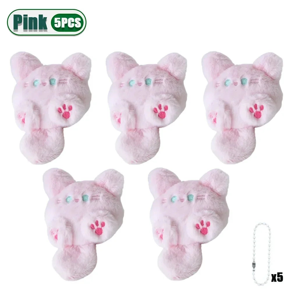 Cute Plush Cat Keychain Pendant – Bag Charm Gift 1–20 Pack