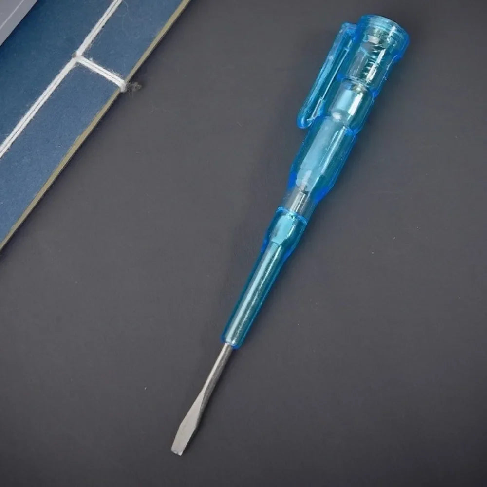 100–500V Voltage Tester Pen & Slotted Screwdriver 2-in-1