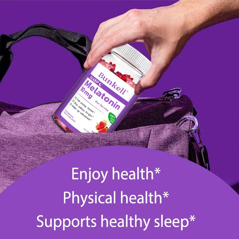 Bunkell Melatonin Gummies for Sleep Support Peaceful Pleasures Health and Wellness