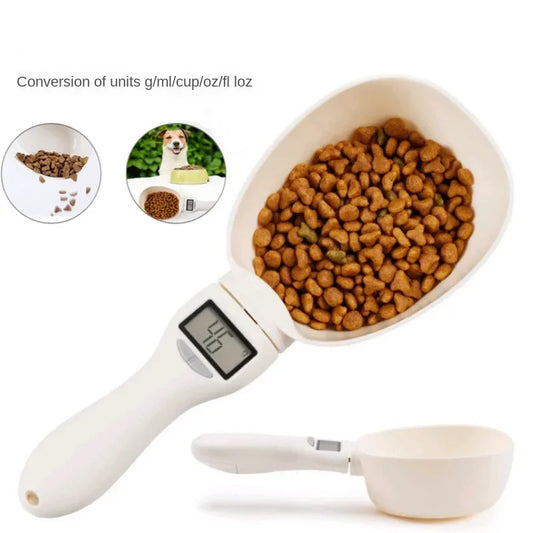Digital Pet Food Scale LCD Measuring Spoon for Dogs & Cats Pet Food Scale Peaceful Pleasures Health and Wellness