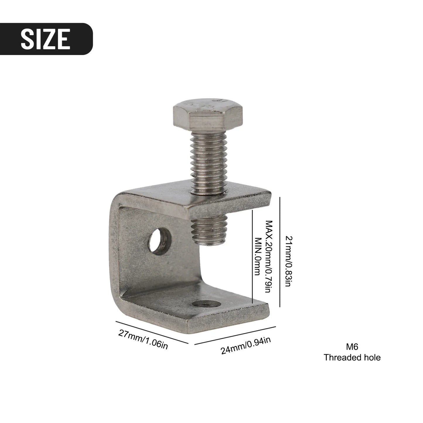 C Clamps Table Mount Desk Lamp Bracket Clamp – 1/2/4pcs