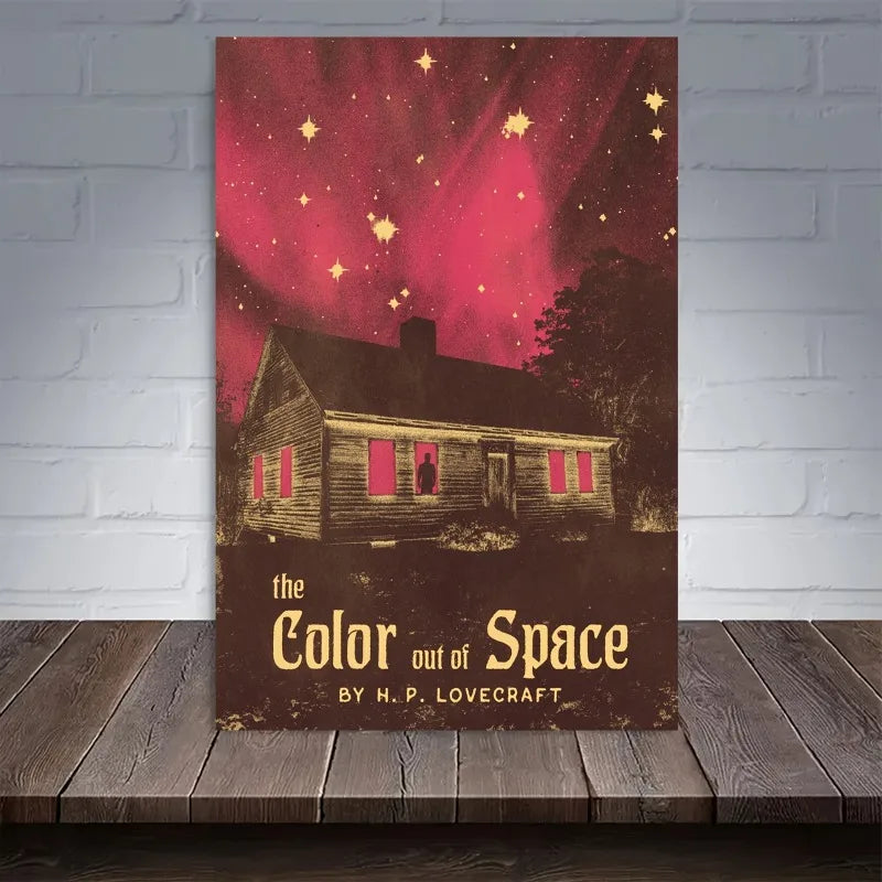 H.P. Lovecraft "Color Out of Space" Canvas Art Print | Wall Decor Canvas Art Print Peaceful Pleasures Health and Wellness
